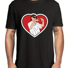 Love Gesture Graphic Tee for Men | Casual & Comfy T-Shirt for Summer