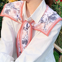 Double Sided Sunproof Printed Shawl Air Condition Room Neck Protection