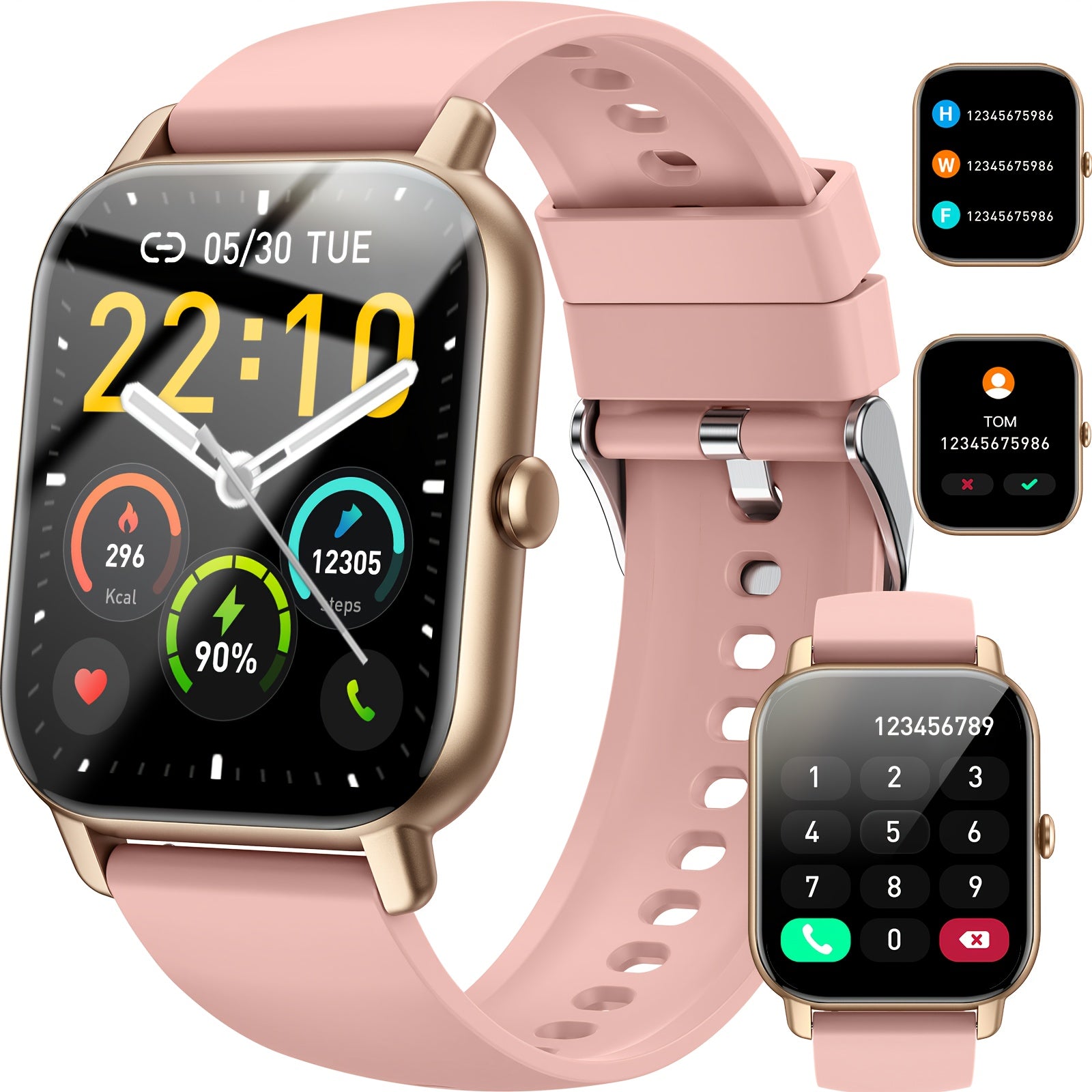 P66 Smartwatch - Fitness Activity Tracker for Android iOS