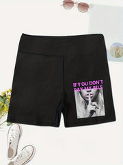 Summer High Waist Biker Shorts Yoga Casual Leggings
