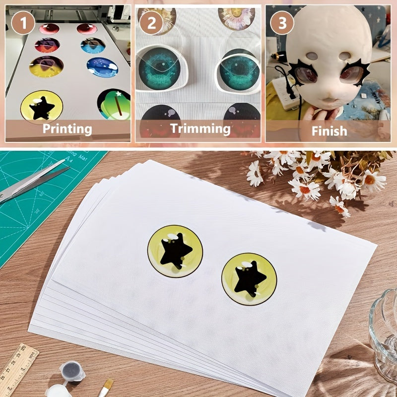 10pcs Waterproof PVC Eye Mesh Sheets for DIY Therian Masks Fursuits Cosplay