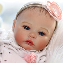Realistic 18 Inch Reborn Baby Doll Newborn Girl Hand Painted