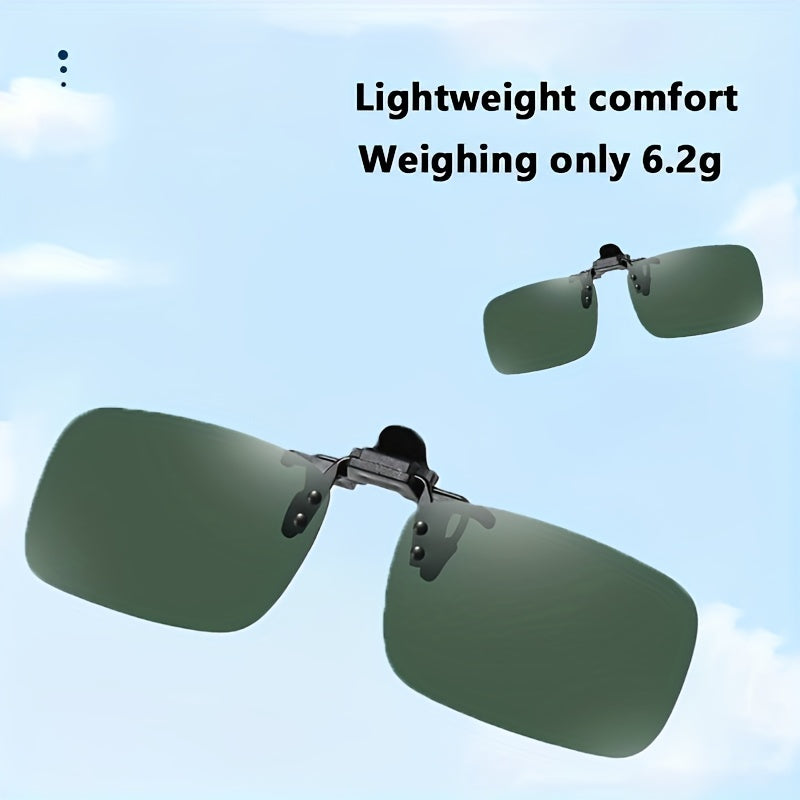 Polarized Clip-on Sunglasses for Men UV Protection for Cycling, Fishing