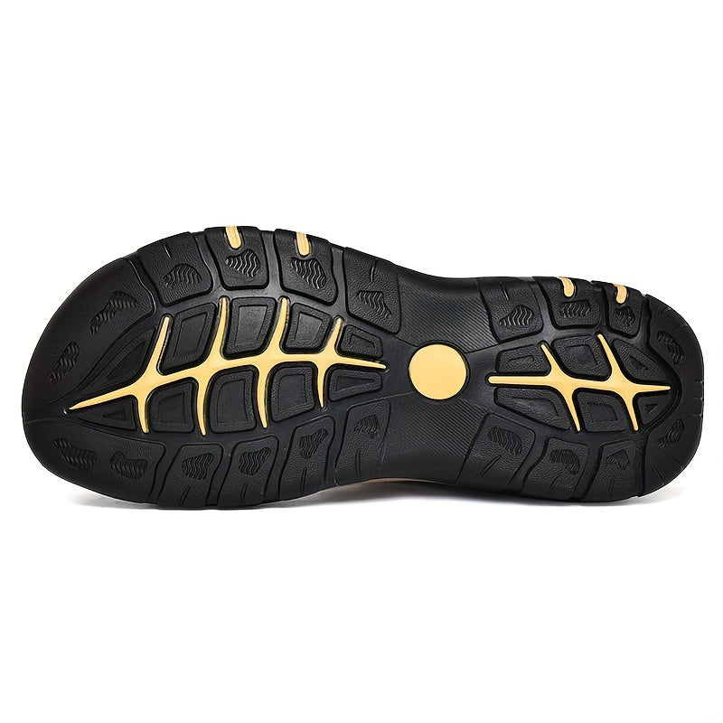 Men's Beach Sandals Round Toe Non-slip Casual Shoes