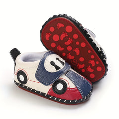 Cartoon Car Sneakers Baby Boys Lightweight Non Slip Shoes Spring Autumn