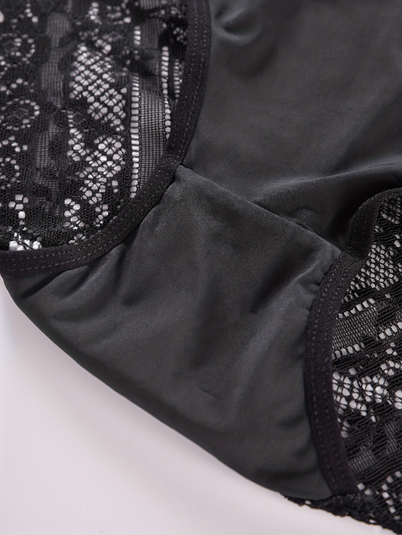 3 Pack Plus Size Sexy Panties Set Women's Plus Pin Dot Print Briefs