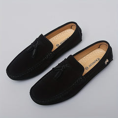 Unisex Stitch Tassels Loafer Shoes Moccasins
