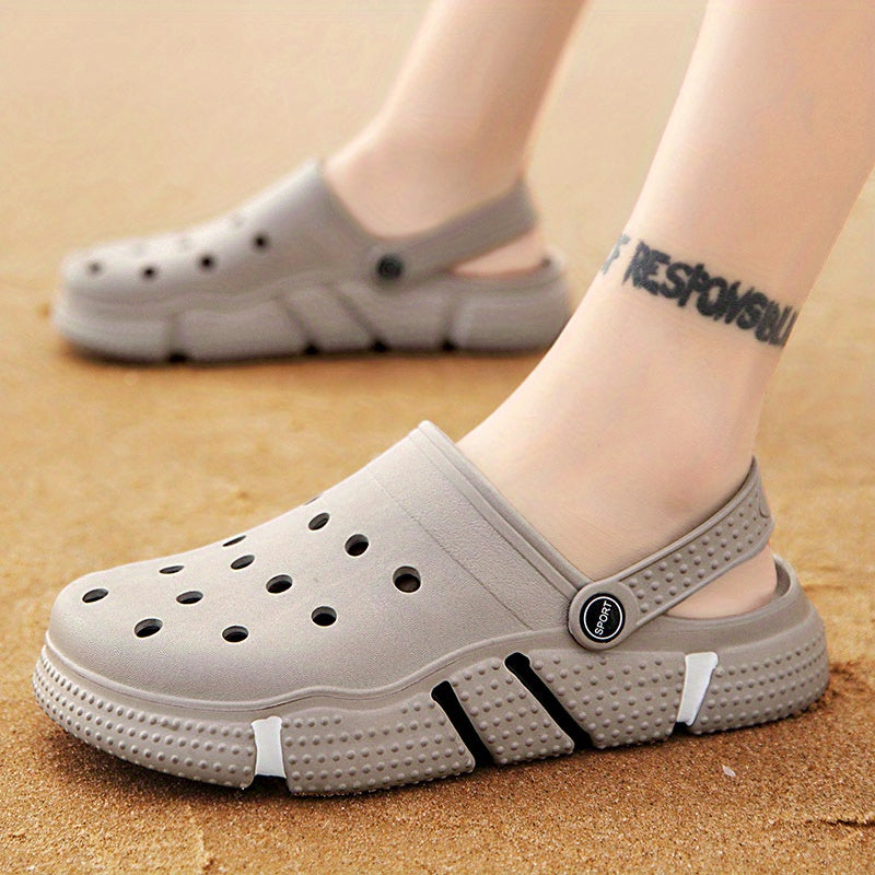 Unisex Lightweight Garden Clogs Hollow Out Sandals