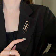 Pin Silk Scarf Shawl Cardigan Safety Clip Dress Shirt Brooch