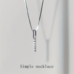 Girl's Geometric Necklace, Minimalist Fashion Jewelry, Christmas Party Gift
