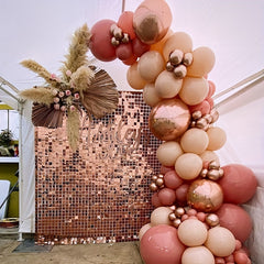 Cream Peach Balloon Garland Arch Kit Wedding Birthday Party Decor