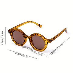 Kids Round Frame Sunglasses UV Protection for Girls and Boys