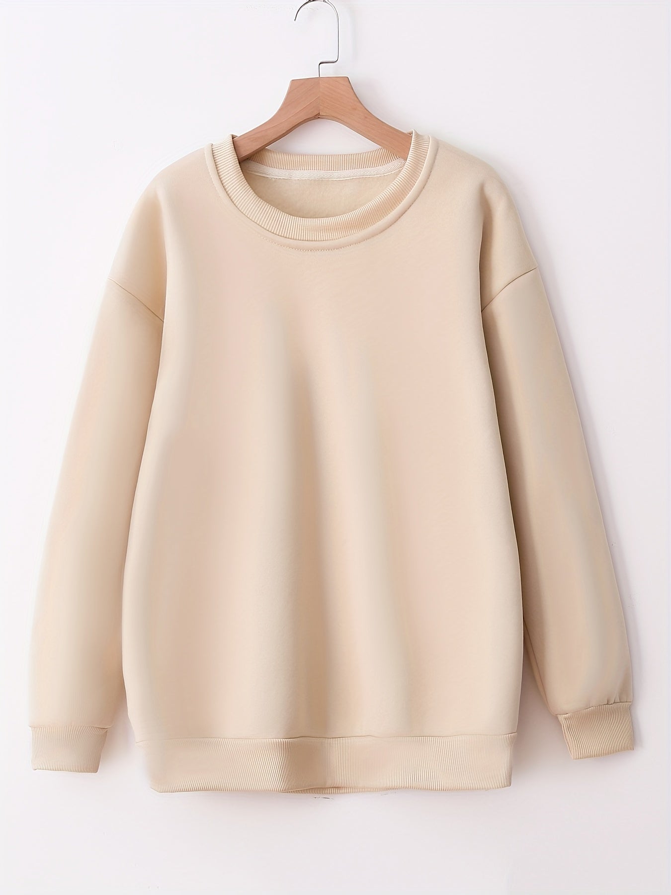 Women's Round Neck Active Sweatshirt Casual Sports Sweatshirts