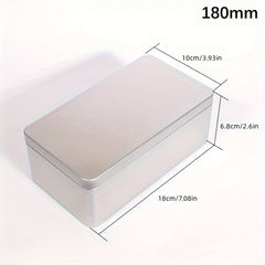 Mini Tinplate Soap Box Rectangular Tin Case Storage Organizer Tin Storage Box