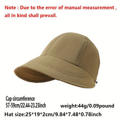 Wide Brim Sun Hat Waterproof UV Protection Lightweight Cap