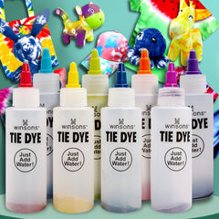 Tie Dye Kit 8 Permanent Set for DIY Crafts and Party