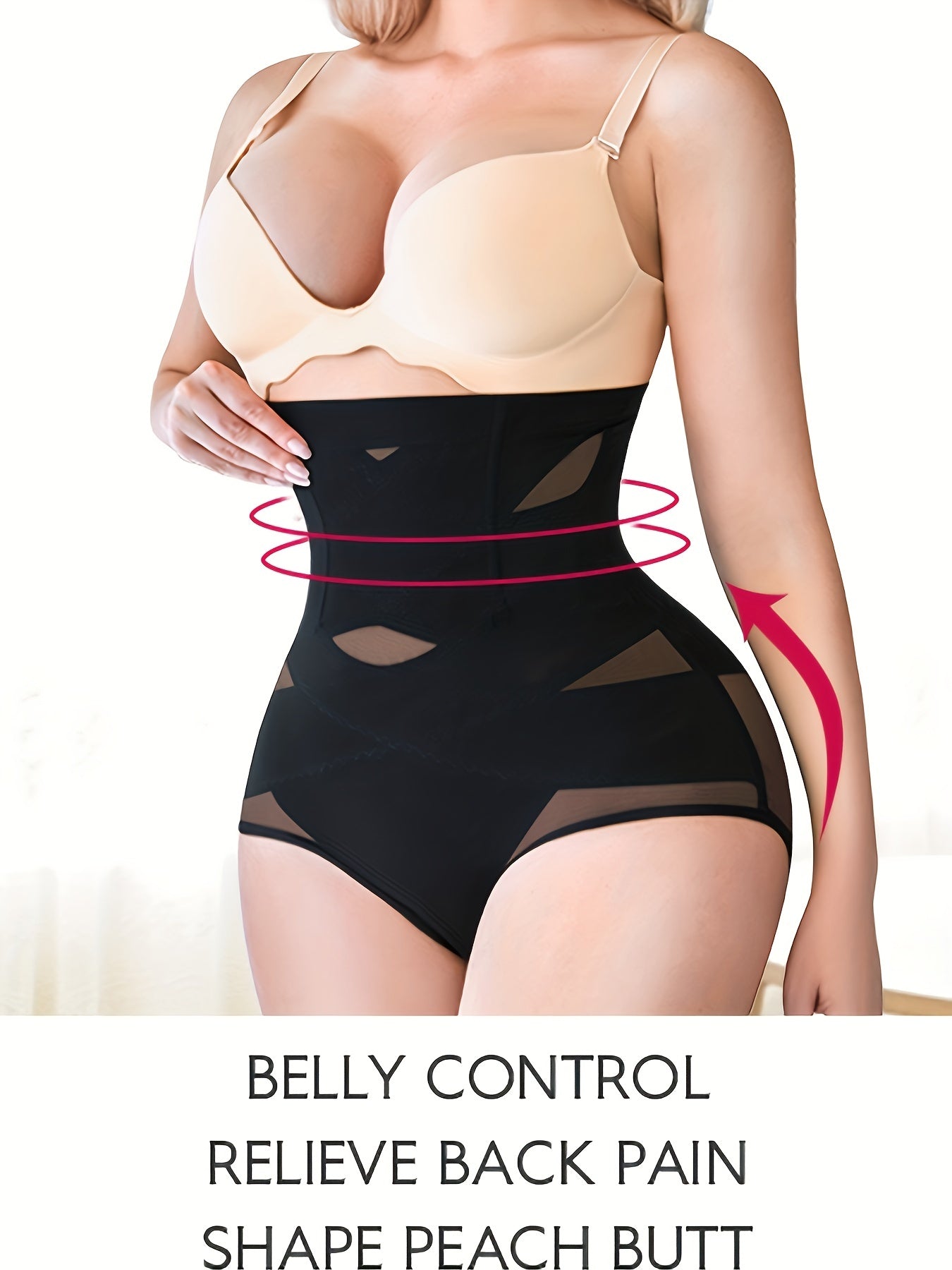 Mesh Shaping Panties Tummy Control Compression Underwear & Shapewear