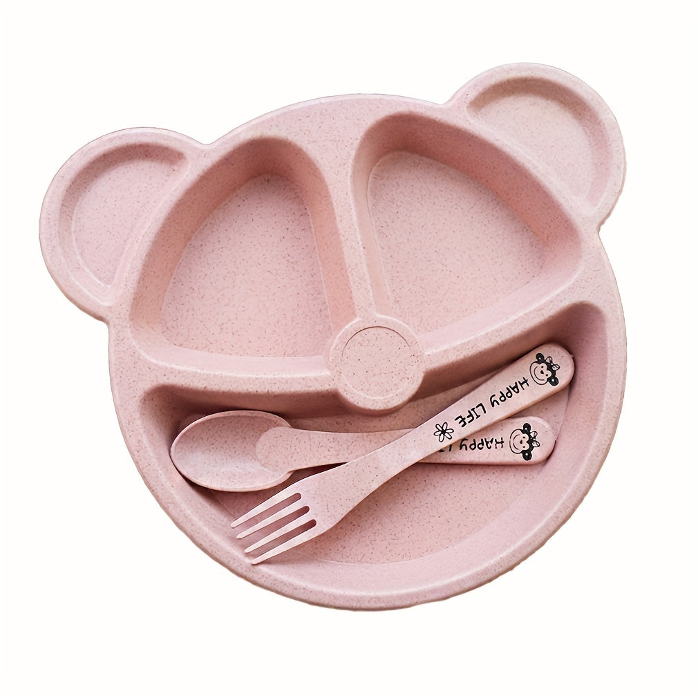 Fun & Colorful Kids Plate Set for Enjoyable Mealtime