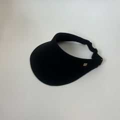 Wide Brim Knitted Visor Hat for Women