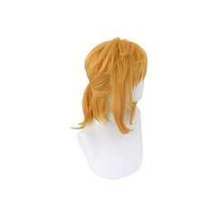 Men's Blonde Short Hair Cosplay Wig Anime Party Halloween Costume