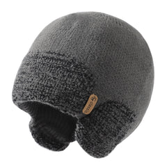 Men's Wool Cap for Cold Weather with Ear Protection