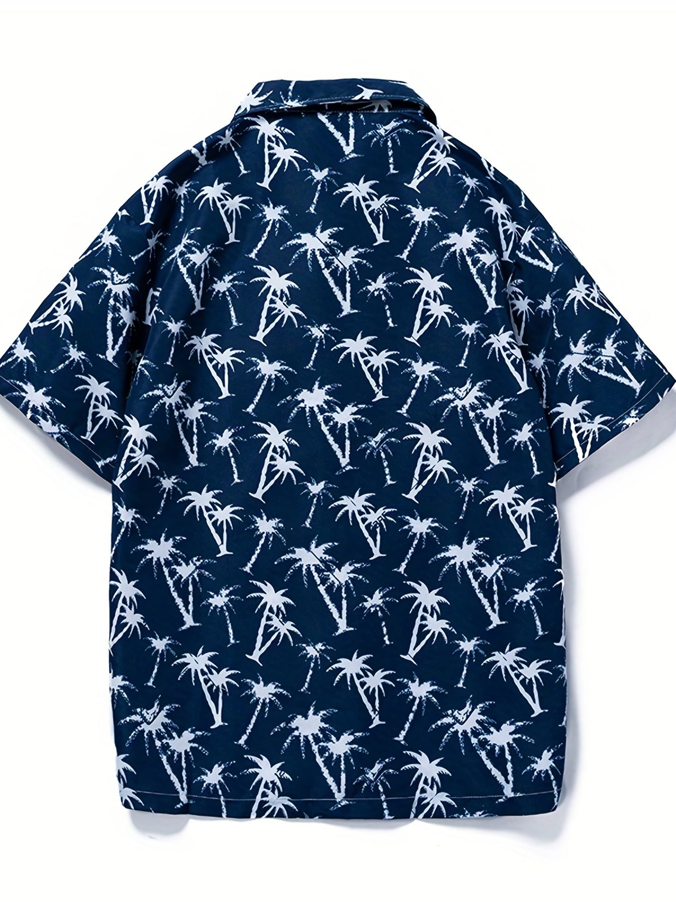 Men's Hawaiian Style Graphic Print Short Sleeve Shirt