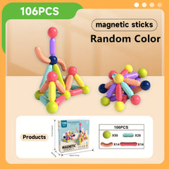 Kids Magnetic Building Blocks Toy Set - Creative Game for Boys and Girls