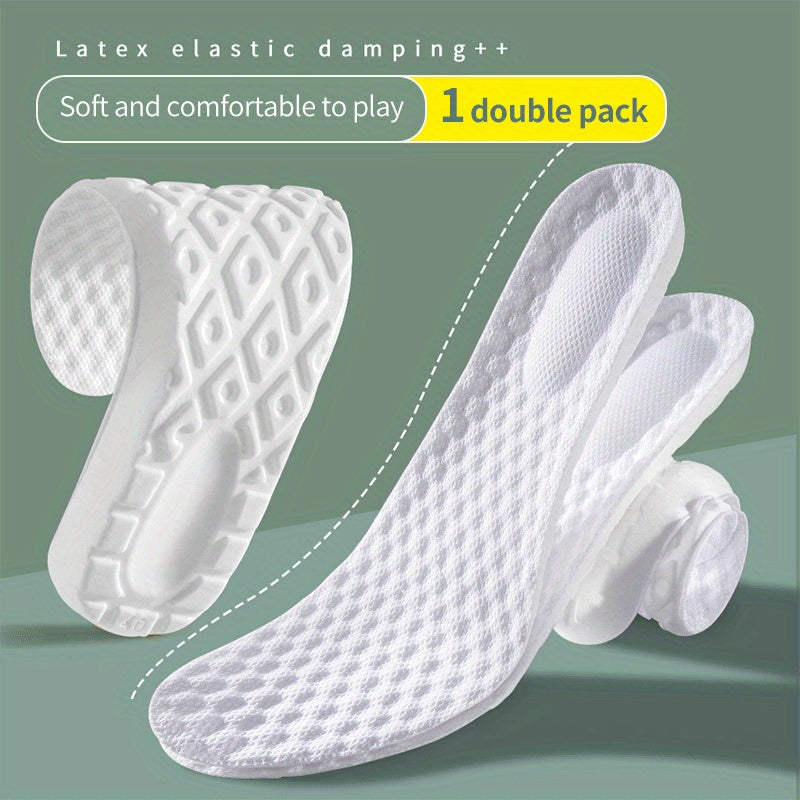 Sports Insoles PU Deodorant Breathable Cushion Running Insoles