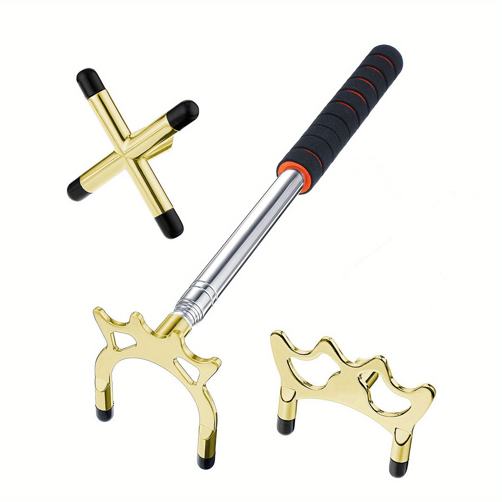 3pcs Removable Brass Bridge Head Set for Pool Cue