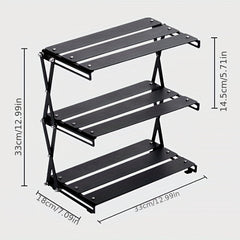 Foldable Aluminum Alloy Stainless Steel Shelf Outdoor Camping Table