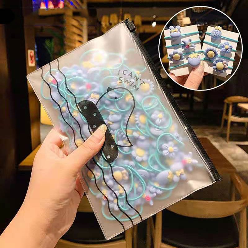 20pcs Colorful Elastic Hair Ties For Baby Girls