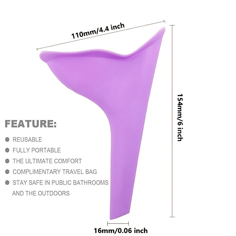 Mini Portable Funnel Device Toilet for Outdoor Emergency