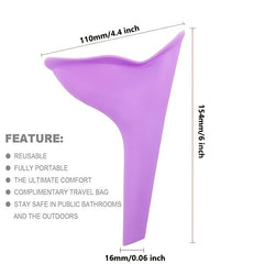 Mini Portable Funnel Device Toilet for Outdoor Emergency