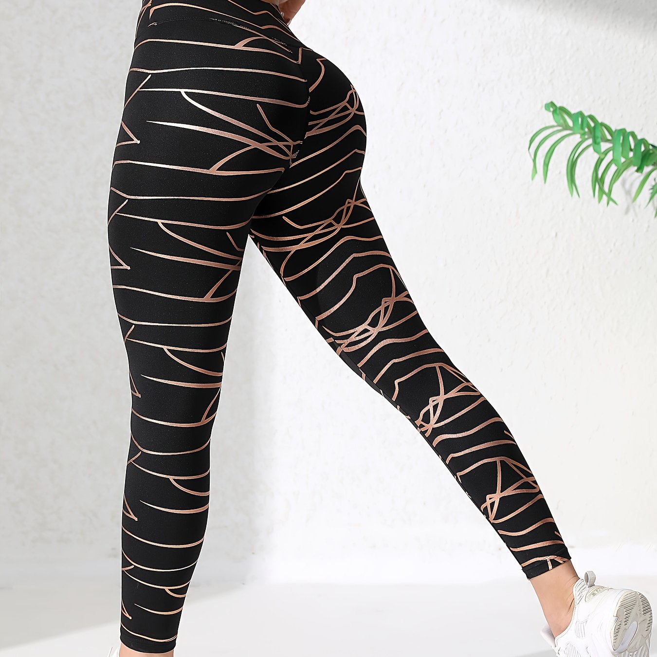 High Waist Tummy Control Fitness Pants Quick Dry Sports Leggings