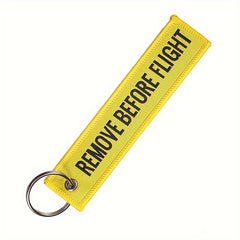 Remove Before Flight Keychain Bag Pendant