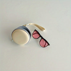 Kids Folding Sunglasses UV Resistant with Air Cushion Box