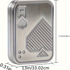 Poker Decompression Slider Magnetic Toy Stress Relief Gift