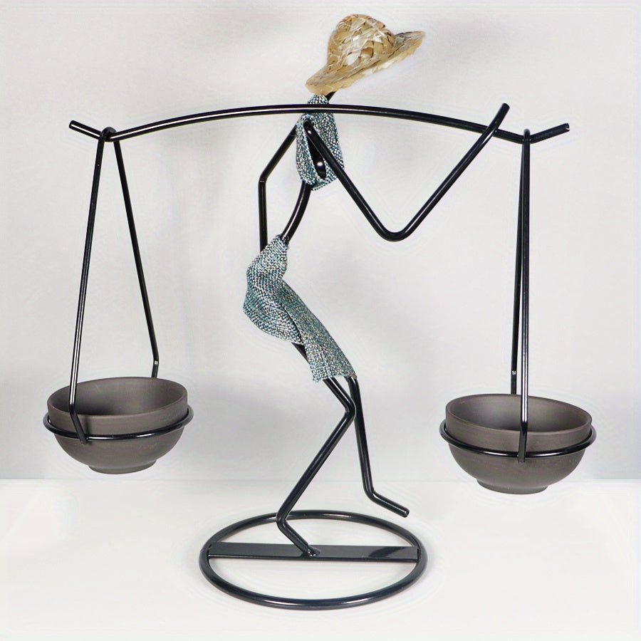 Rustic Character Candlestick for Romantic Dining Table Decoration