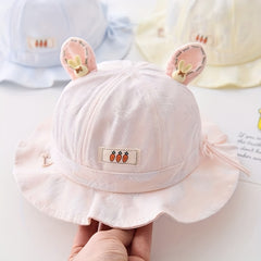 Carrot Rabbit Ear Fisherman's Hat Bucket Hat For Outdoor Traveling Beach