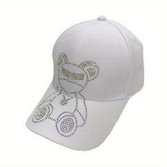 Rhinestone Decor Baseball Cap Unisex Dad Hat Sun Hat