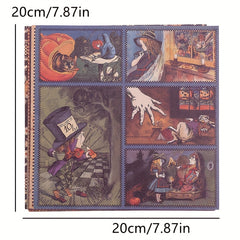 Halloween Alice Material Paper Pack of 10 Sheets