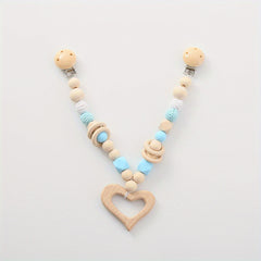 Wooden Baby Pram Chain for Boys and Girls