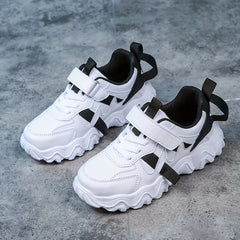 Boy's Chunky Non Slip Shoes Comfy Soft Sole Sneakers For Kids