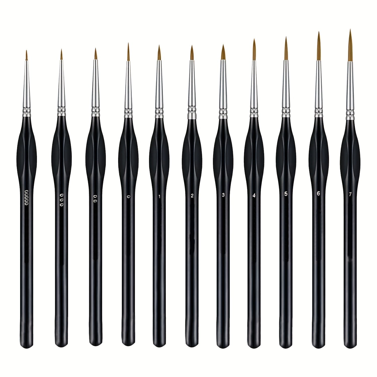 11pcs Fine Detail Brush Set Micro Paint Brush For Fine Detail And Art Painting