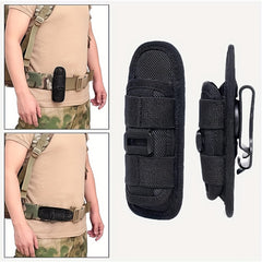 Tactical Flashlight Pouch Holster For Belt Torch Cover Accessory