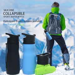 Creative Silicone Water Cup Portable Foldable Water Bottle for Outdoor Sports