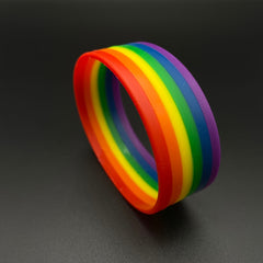 Multicolor Silicone Bracelet Six Layer Webbing Wristband