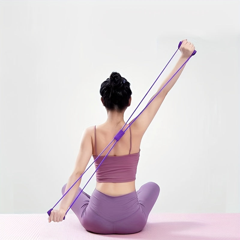Pilates Exercise Elastic Tube Chest Enlarger Tension Band