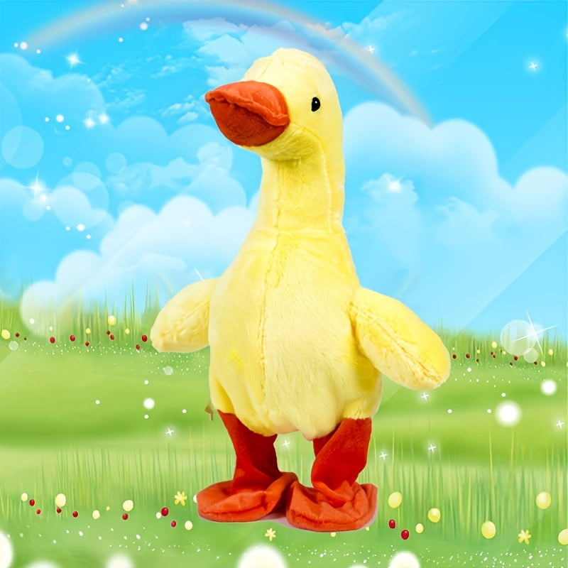 Interactive Singing Plush Duck Toy