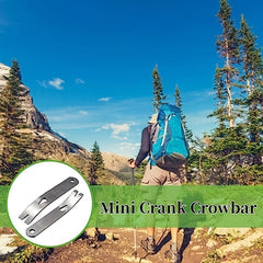 Mini Crowbar Pry Bar Pocket Tool for Outdoor Camping